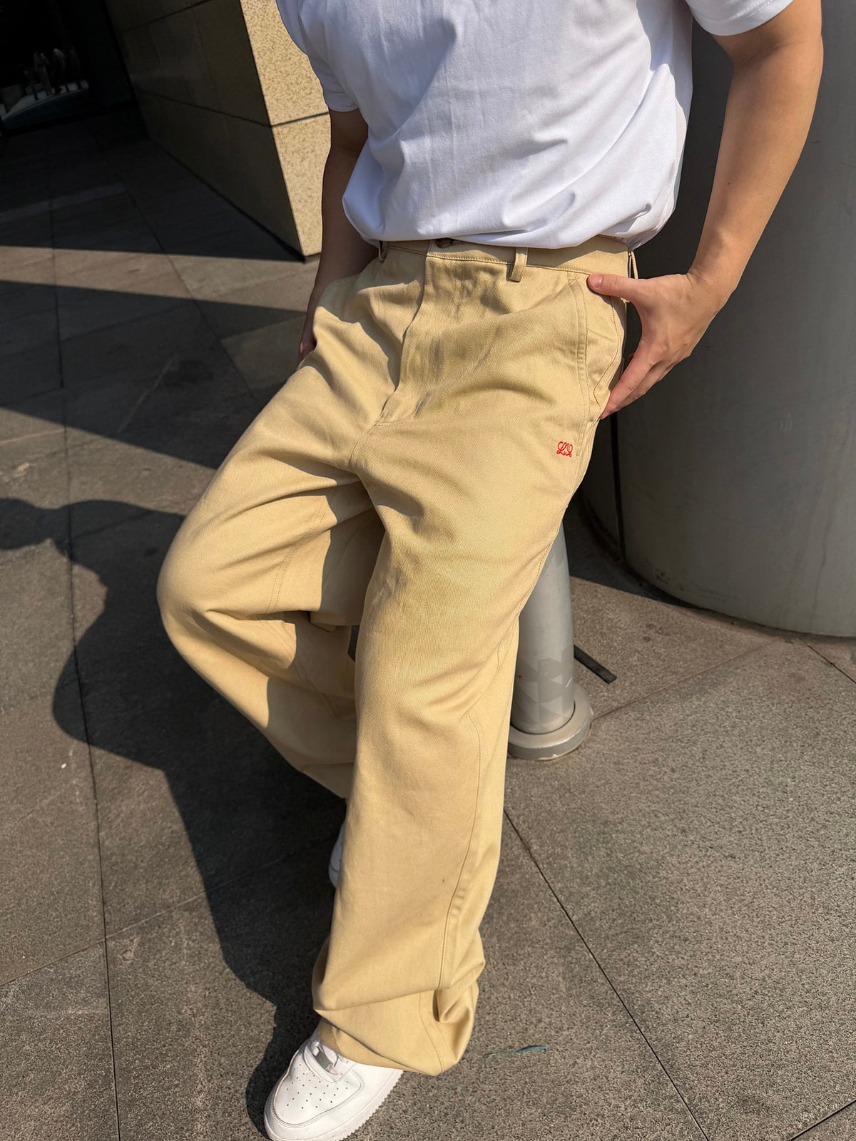 2026 New Style GS Embroidered Leather Pants (BB915-B50)