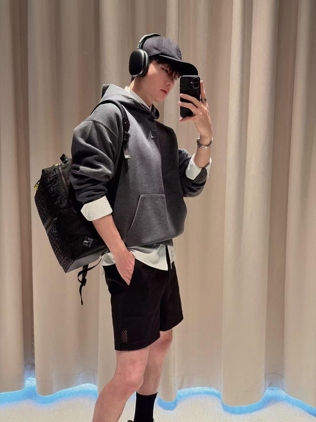 2026 New GS Embroidered Hooded Sweatshirt (25198-B15)
