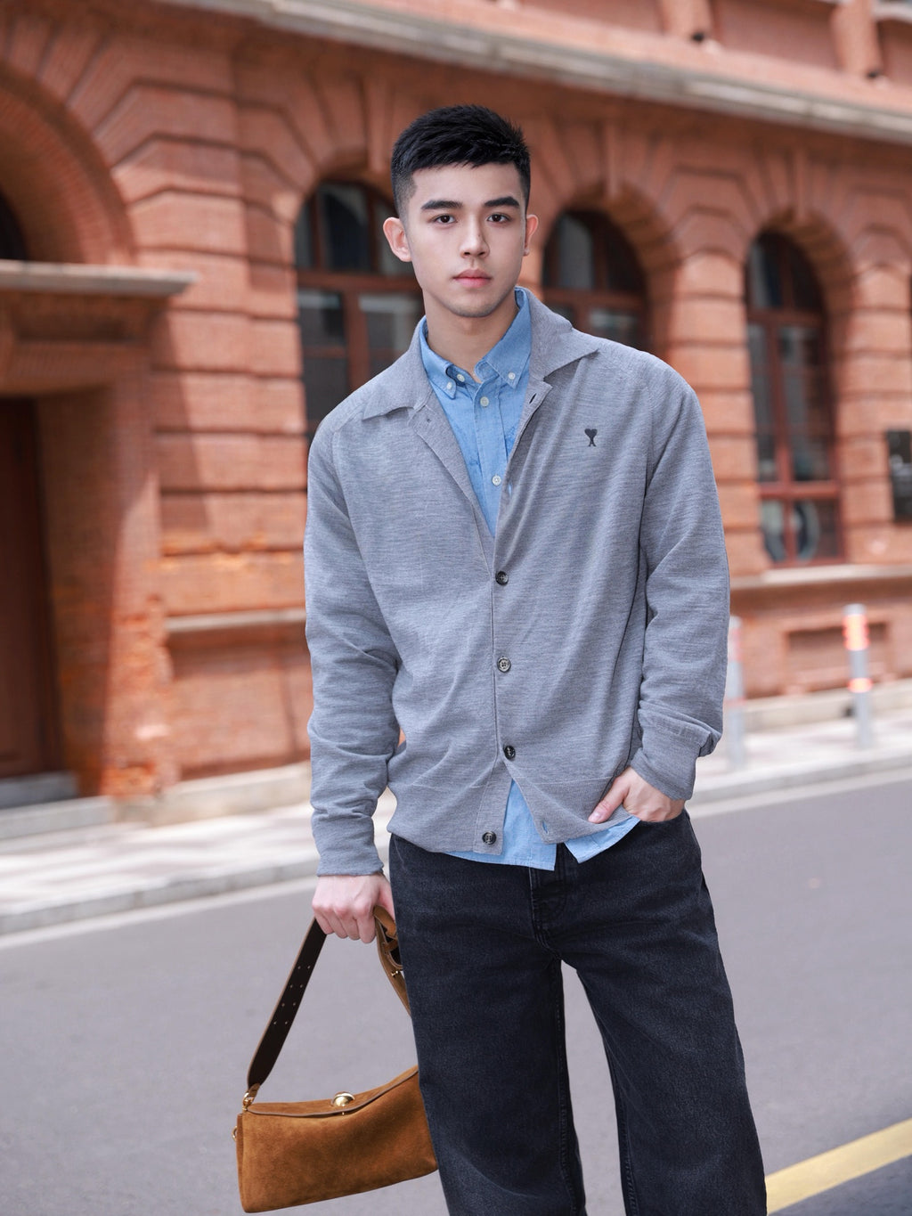 2026 New Model GS Embroidered Knit Cardigan (AA652-B10)