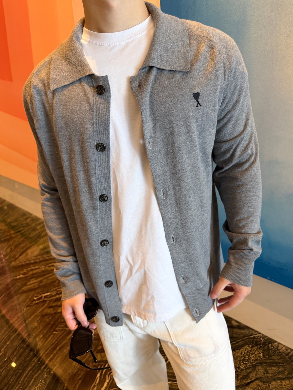 2026 New Model GS Embroidered Knit Cardigan (AA652-B10)