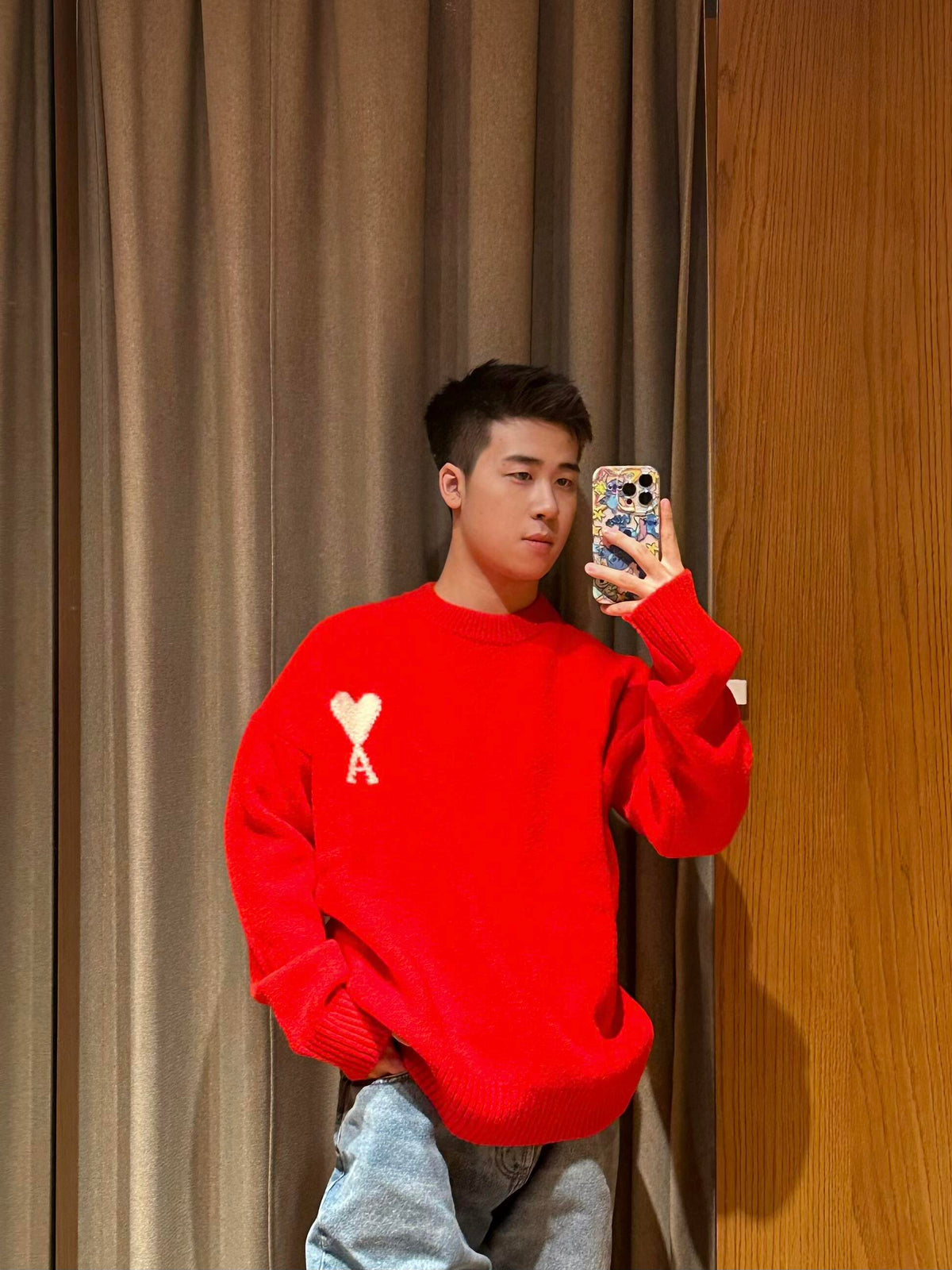 2026 New GS Jacquard Crew Neck Knit (25374-B30)