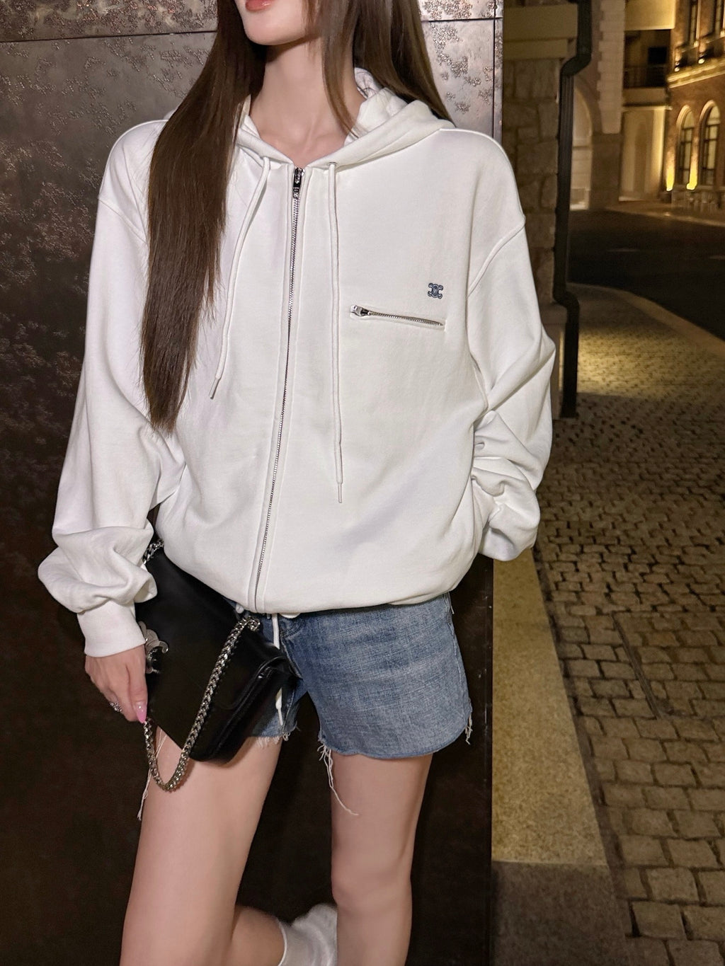 2026 Women's GS Logo Embroidered Zipper Coat (FF795)