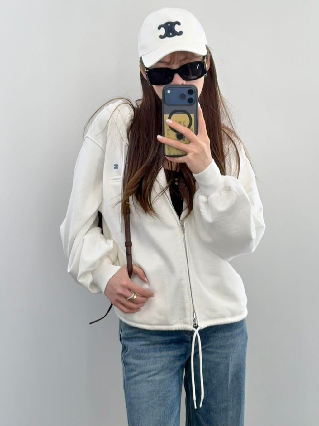 2026 Women's GS Logo Embroidered Zipper Coat (FF795)