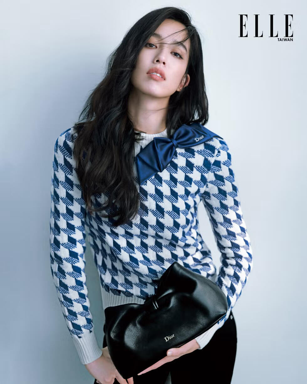 2026 Women's GS Butterfly Knot Peacock Pattern Plaid Sweater (DD144)