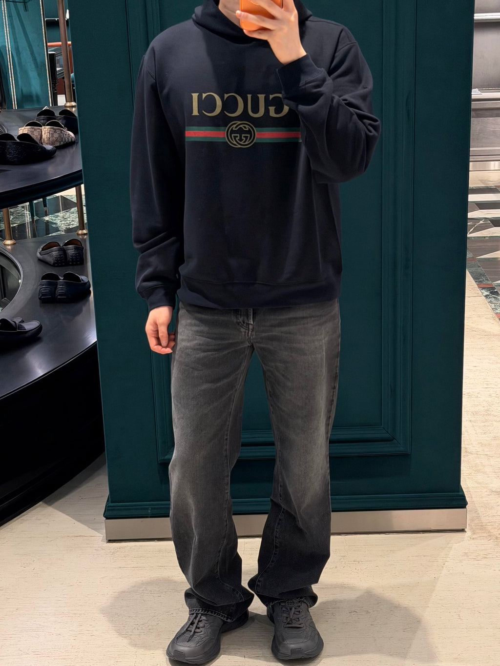 2026 New Model GS Printed Hooded Sweatshirt (AA686-B00)