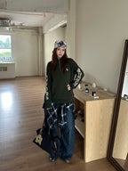 2026 Women's GS Embroidered Half-Zip Long-Sleeve (DD136)
