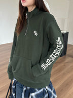 2026 Women's GS Embroidered Half-Zip Long-Sleeve (DD136)