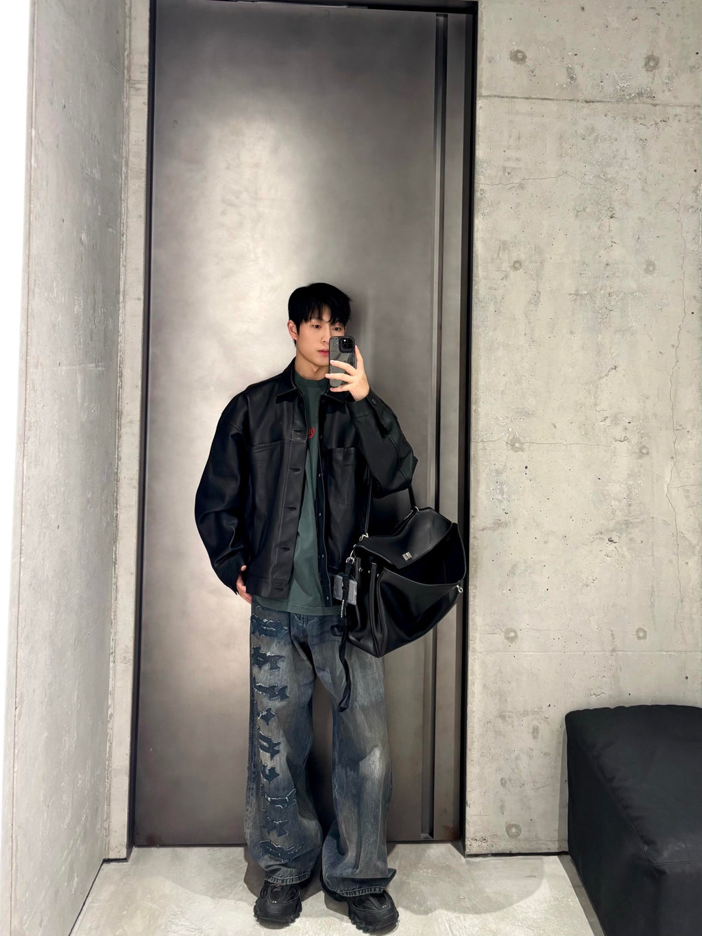 2026 New Model GS Embroidered Leather Jacket (AA660-C40)