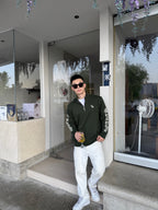 2026 New Model GS Embroidered Half-Zip Long-Sleeve (AA626-B35)