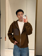 2026 New Style GS Leather Zipper Pullover Coat (AA646-B75)