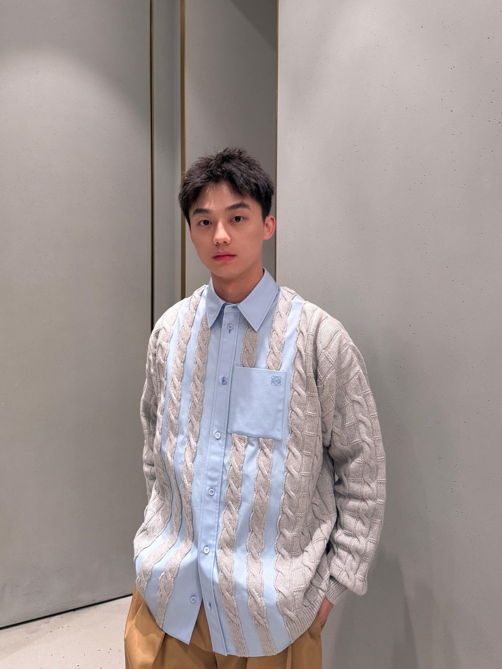 2026 New Style GS Embroidered Wool Blend Shirt (AA616-C15)