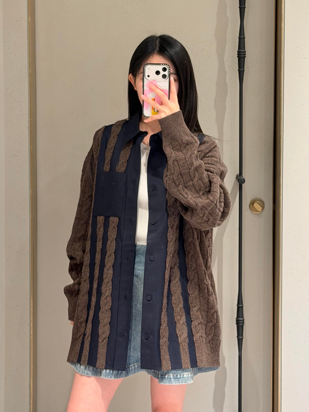 2026 Women's GS Embroidered Wool Blend Shirt (DD115)