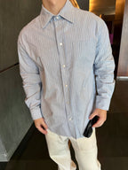 2026 New Model GS Double-C Embroidered Stripes Shirt (CC7008-B55)