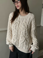 2026 Women's GS Plaid Knitted Sweater (DD135)