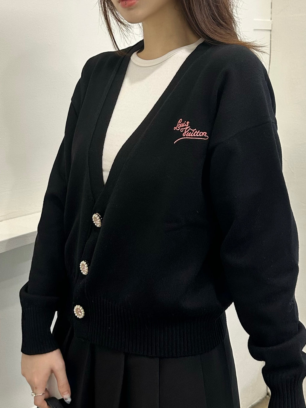 2026 Women's GS Embroidered Gemstone Cardigan Sweater (DD156)