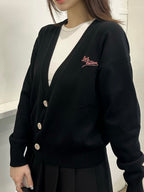 2026 Women's GS Embroidered Gemstone Cardigan Sweater (DD156)