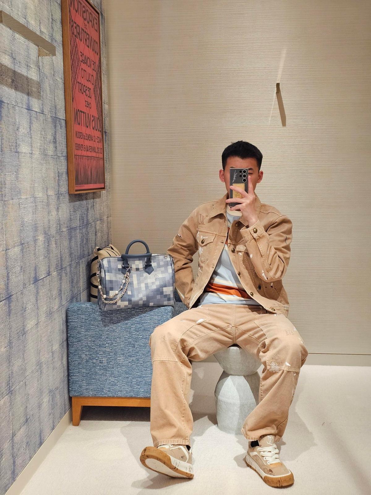 2026 new model GS splatter graffiti jeans (AA644-C05)
