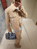 2026 new model GS splatter graffiti jeans (AA644-C05)