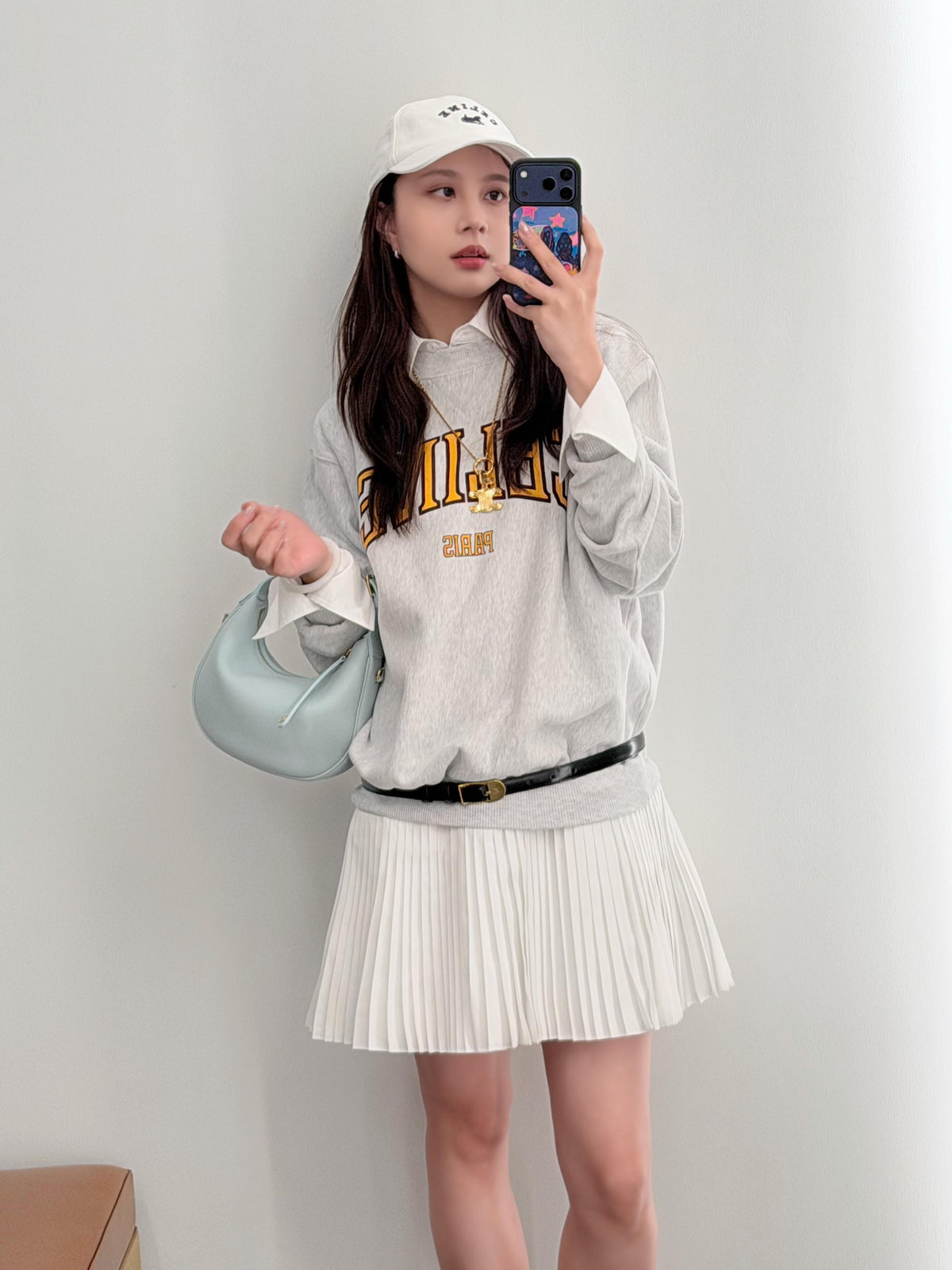 2026 Women's GS Printed Logo Sweatshirt (EE449 Grey)