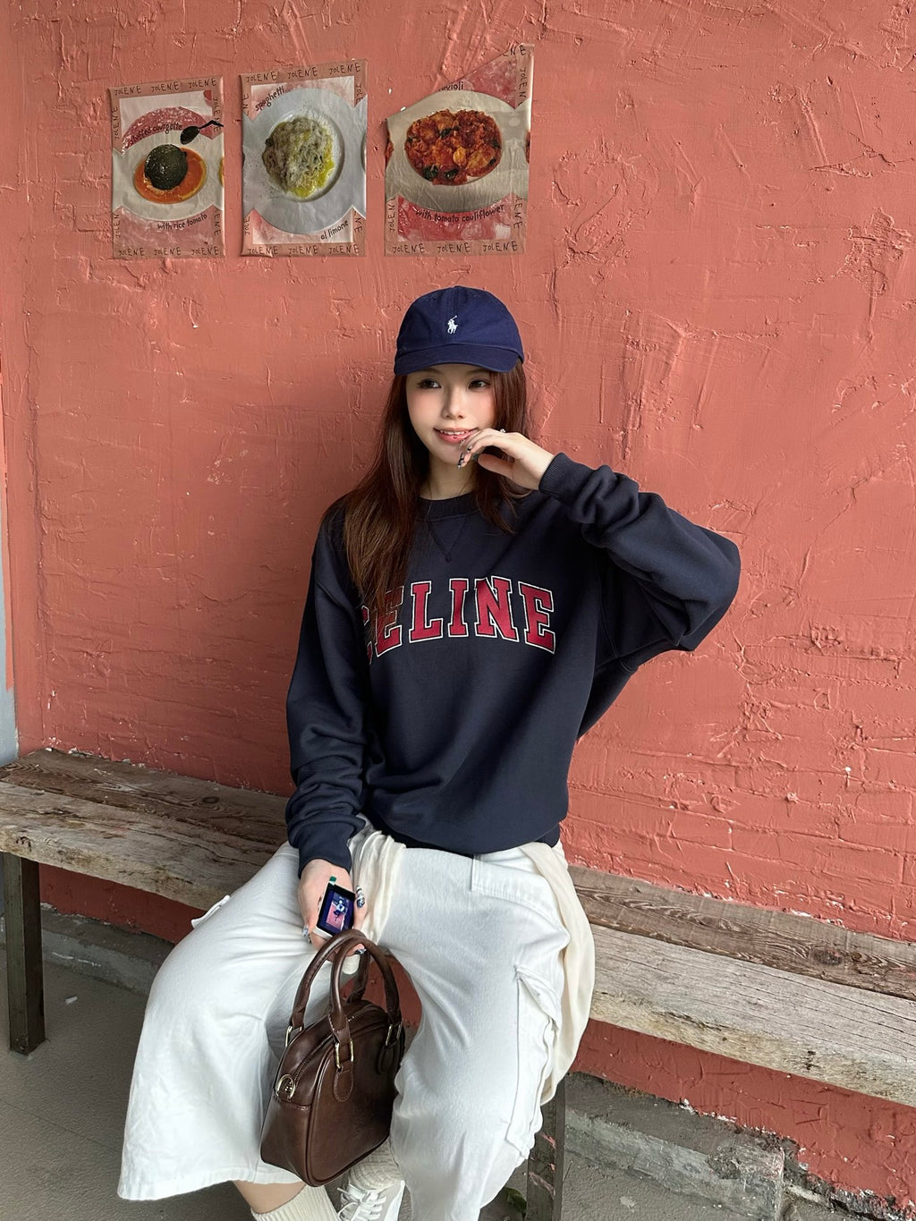 2026 Women's GS Printed Logo Sweatshirt (EE449 Blue)