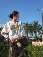 2026 Women's GS Printed Logo Sweatshirt (EE449 Grey)