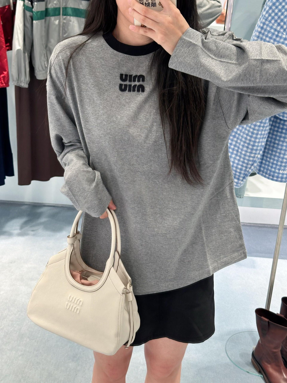 2026 Women's GS Patch Embroidered Logo Long-Sleeved (FF817)