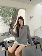 2026 Women's GS Patch Embroidered Logo Long-Sleeved (FF817)