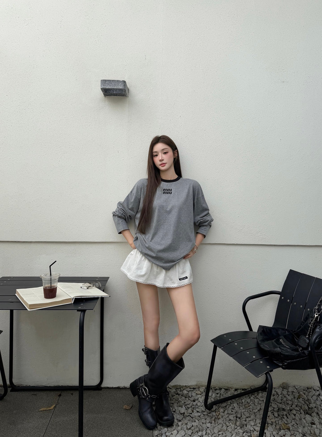 2026 Women's GS Patch Embroidered Logo Long-Sleeved (FF817)