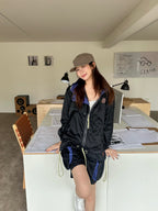 2026 Women's GS Label Full Print Jacquard Shorts (DD166)