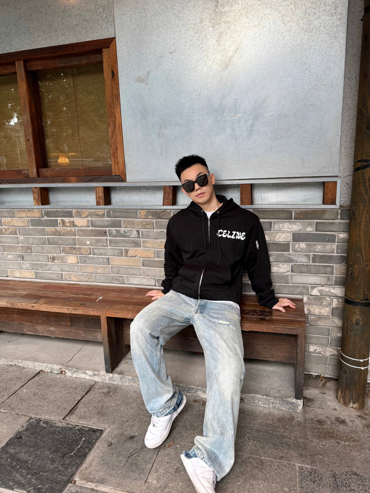 2026 New Mode GS Printed Zipper Jacket (AA1005-B50)
