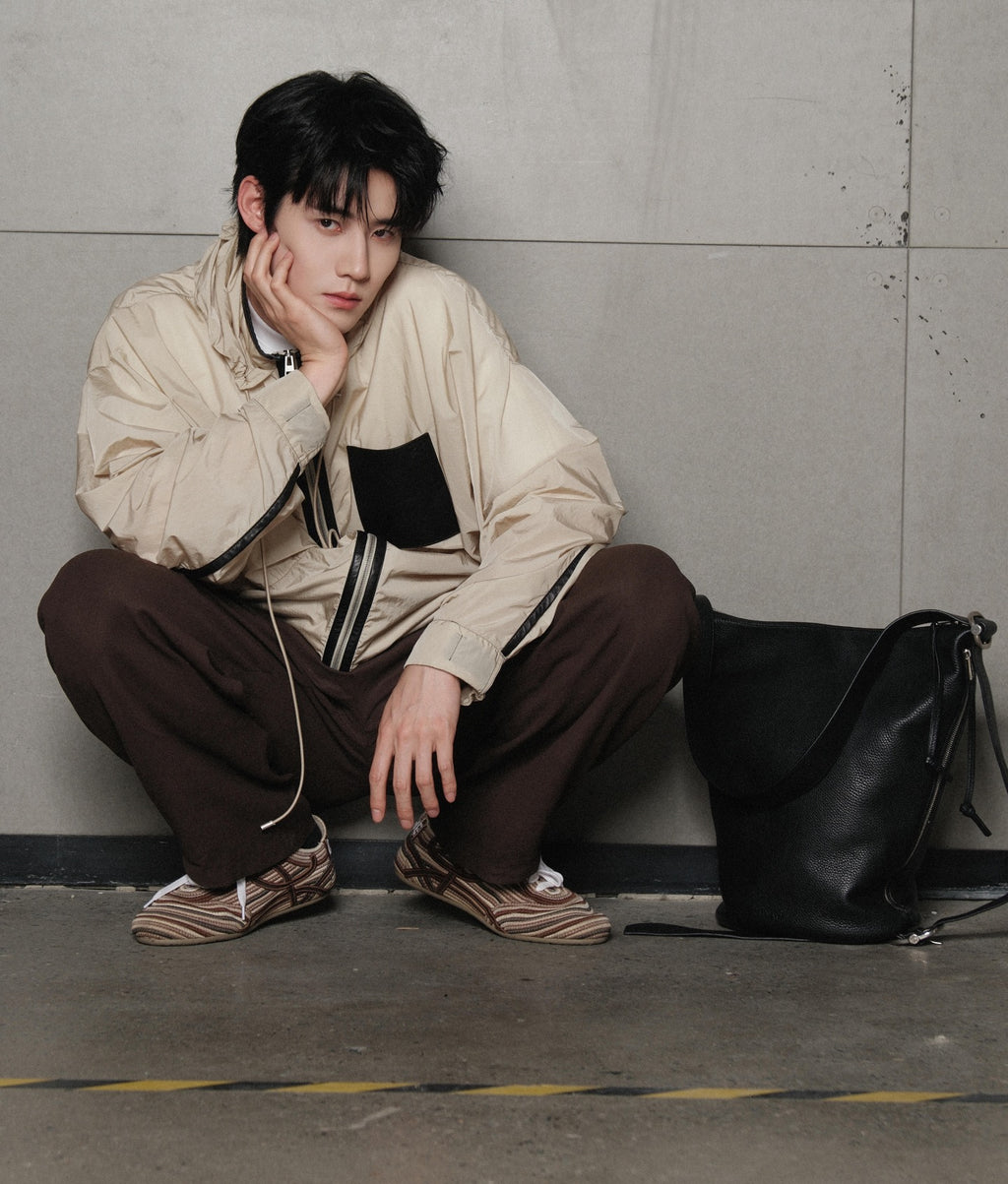 2026 New Style GS Leather Patched Hooded Coat