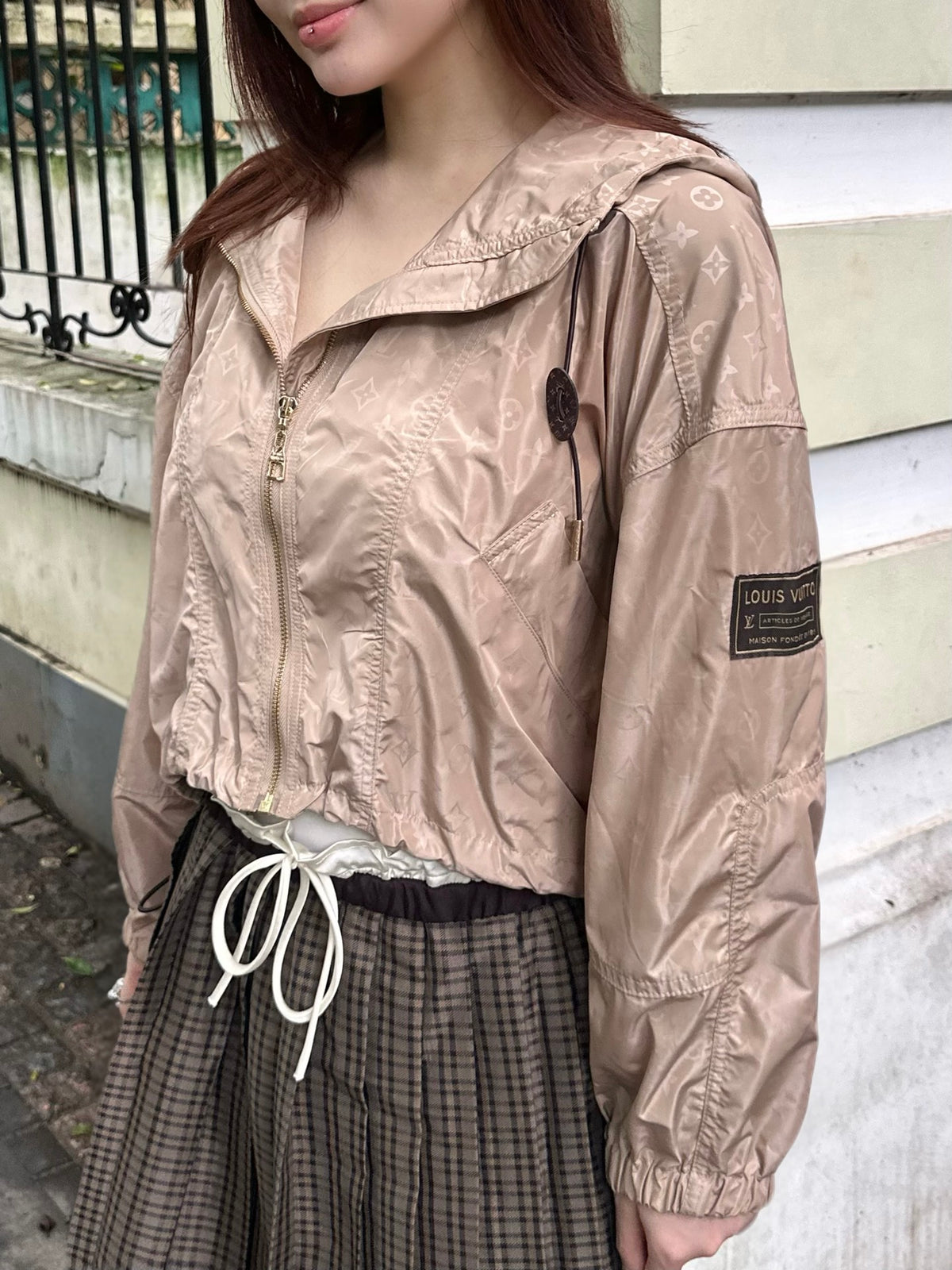 2026 Women's GS Full-Print Jacquard Parka (DD137)