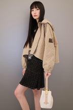 2026 Women's GS Full-Print Jacquard Parka (DD137)