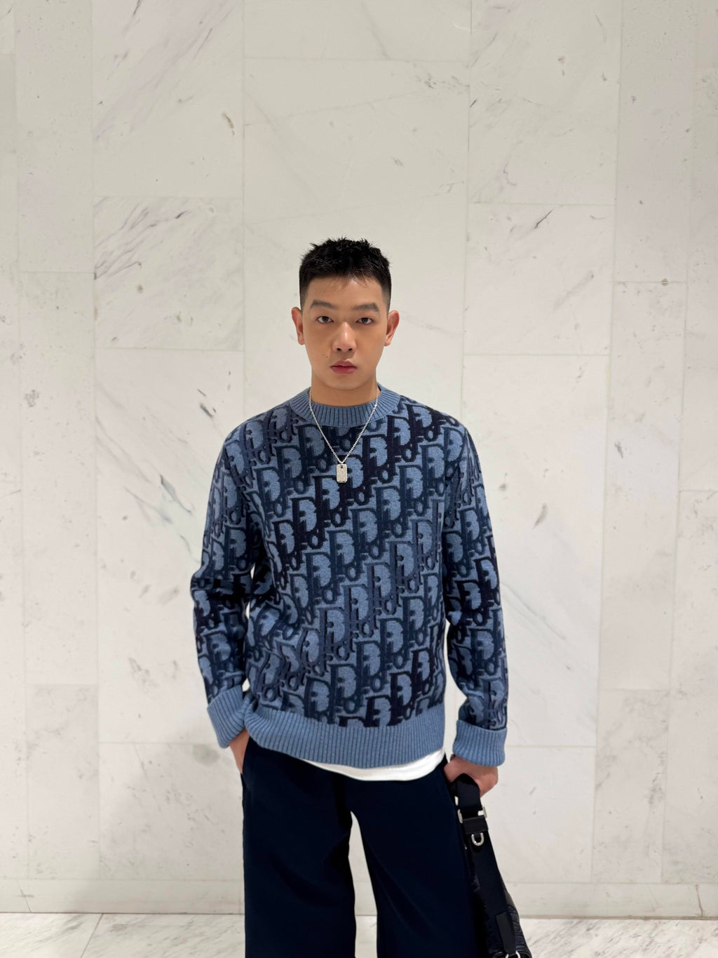 2026 New GS Gradient Full Printed Jacquard Sweater (AA636-B40)