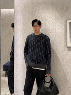 2026 New GS Gradient Full Printed Jacquard Sweater (AA636-B40)