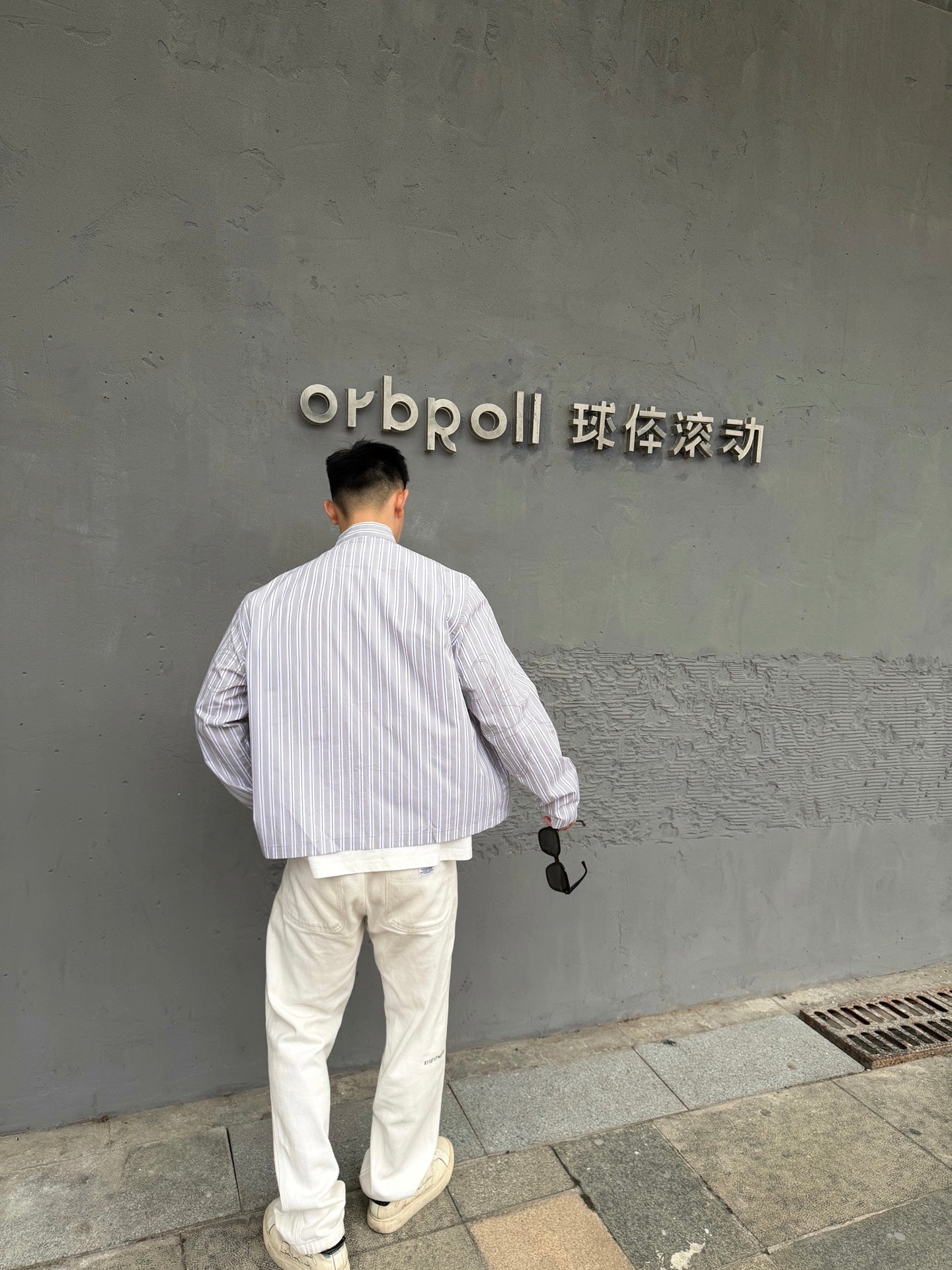2026 new model GS logo printed striped coat (BB4009-C00)