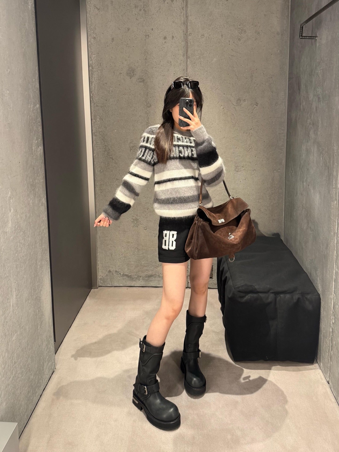 2026 new model GS logo letter stripe sweater (AA1024-B40)