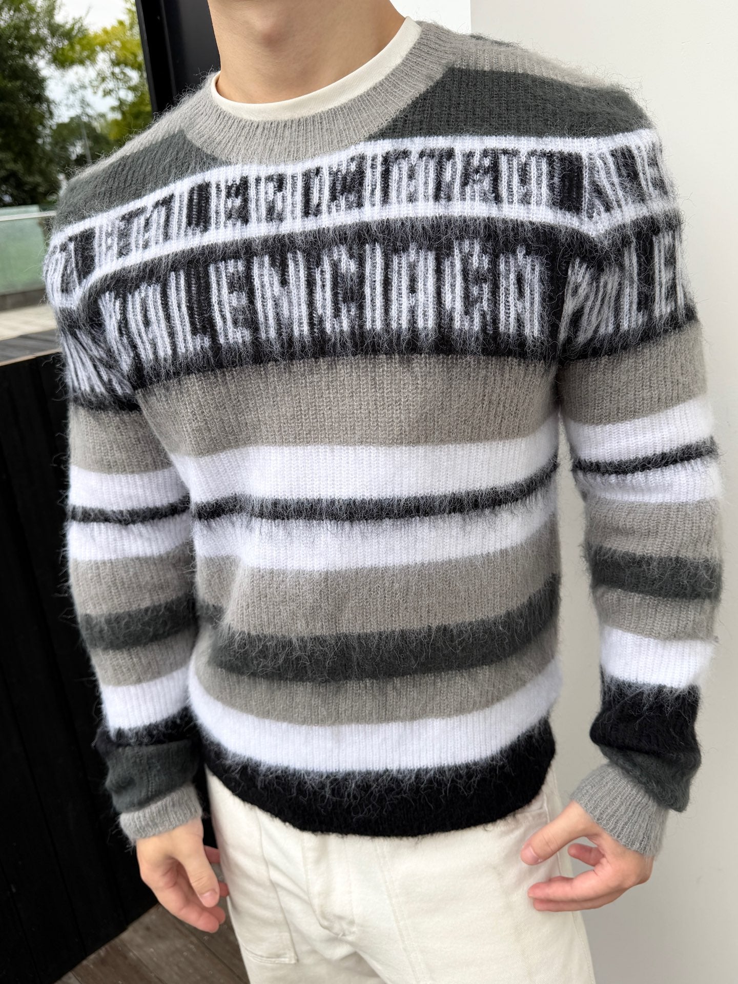 2026 new model GS logo letter stripe sweater (AA1024-B40)