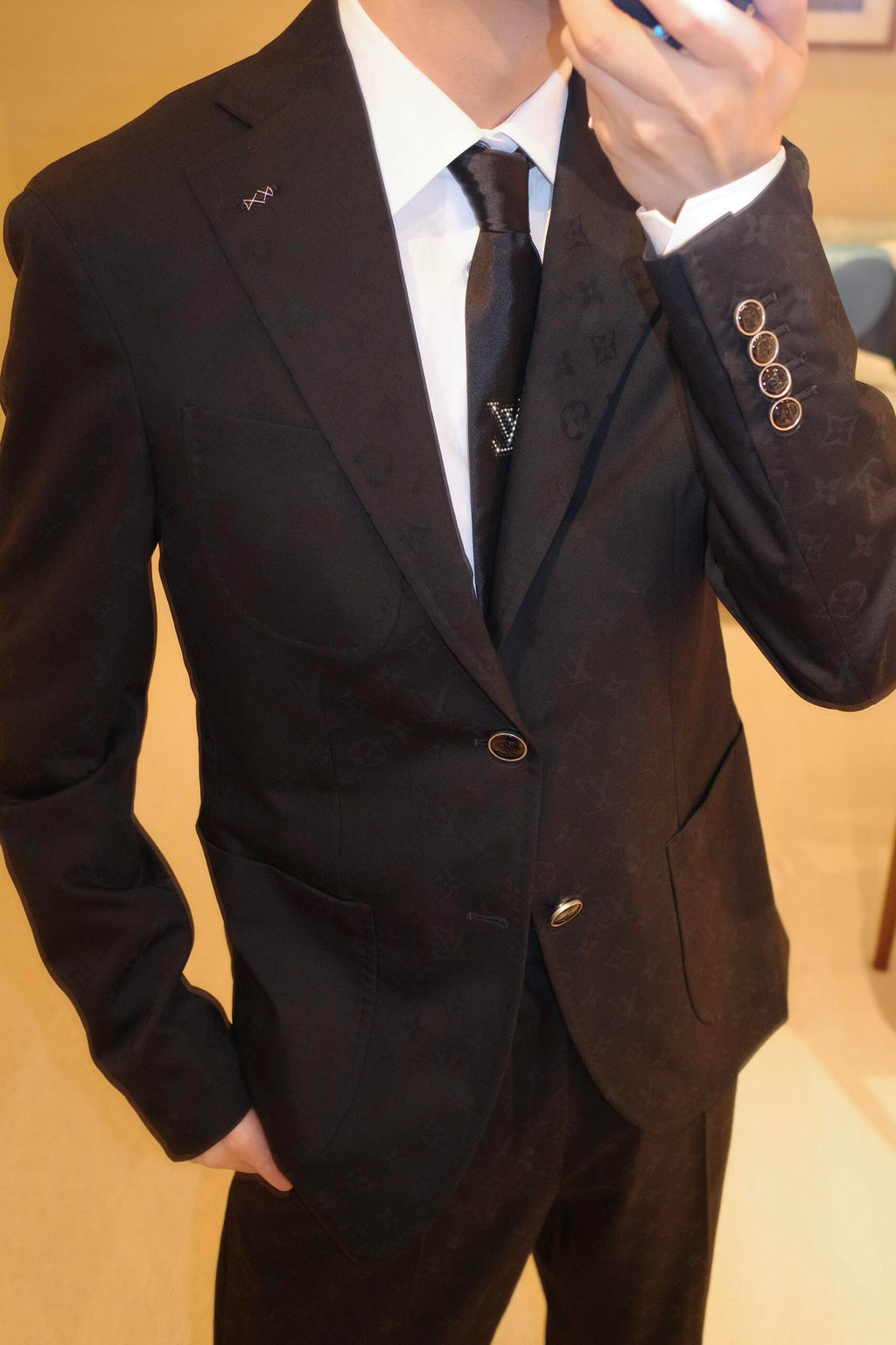 2026 new model GS logo jacquard suit jacket (BB845-D25)