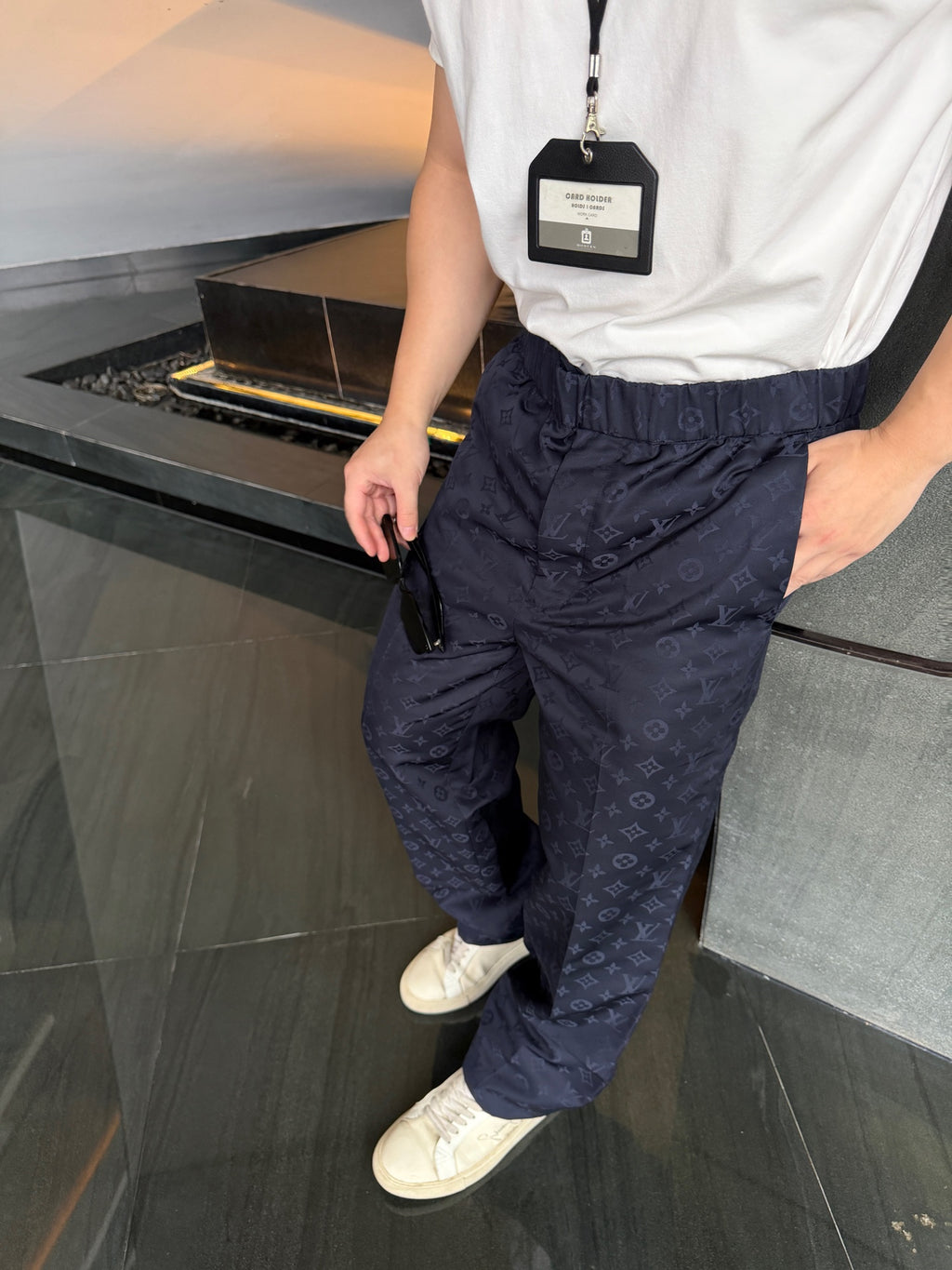 2026 new model GS logo jacquard suit pants (BB910-B85)