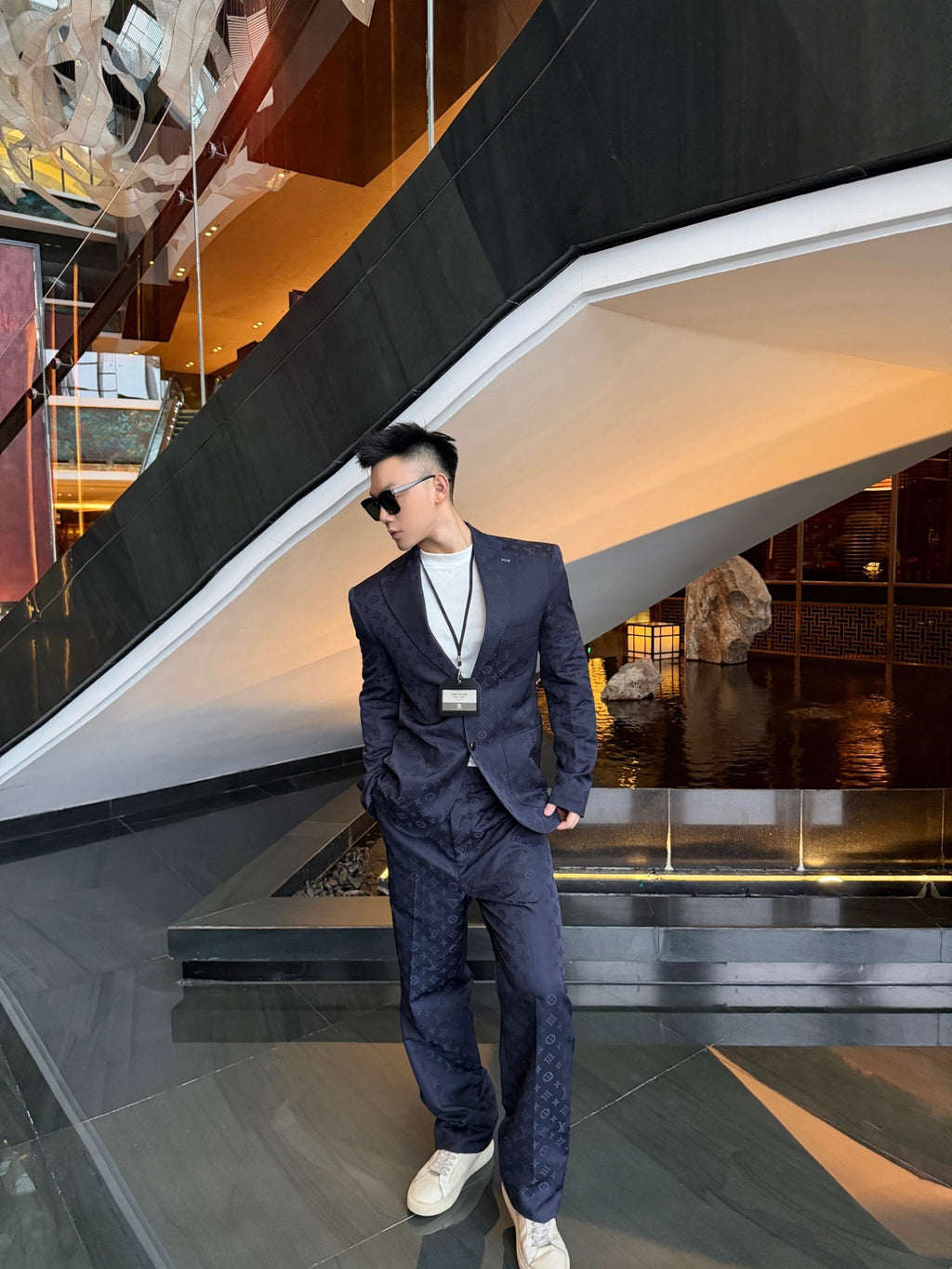 2026 new model GS logo jacquard suit jacket (BB845-D25)