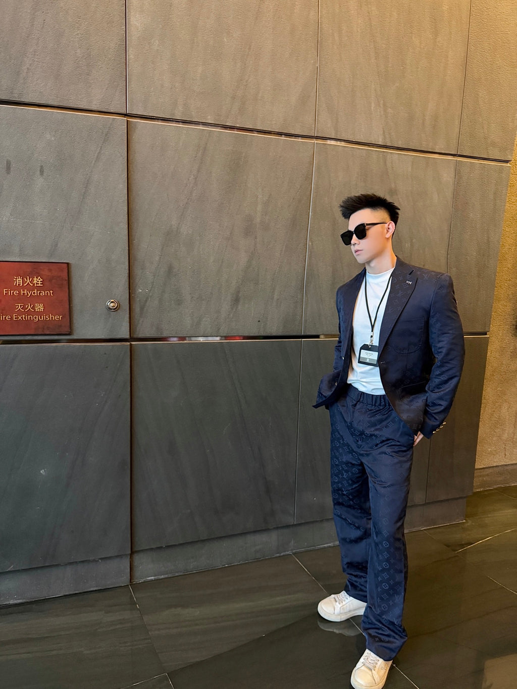 2026 new model GS logo jacquard suit jacket (BB845-D25)