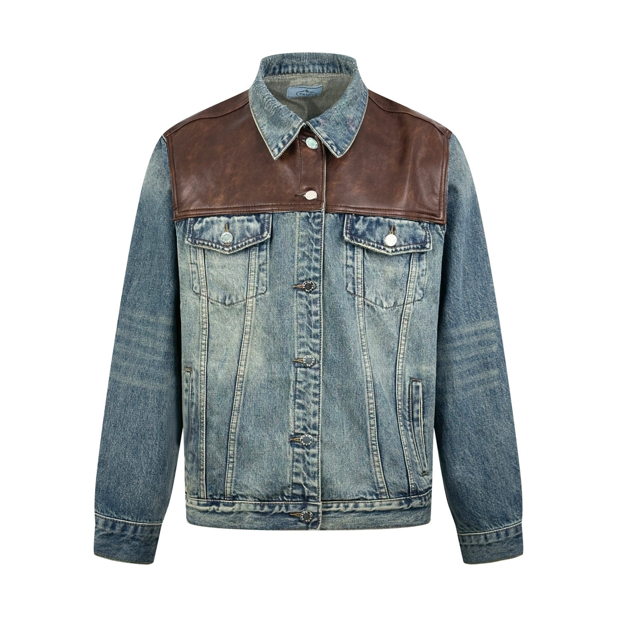 2026 New Model GS Leather Denim Jacket (25278-C65)