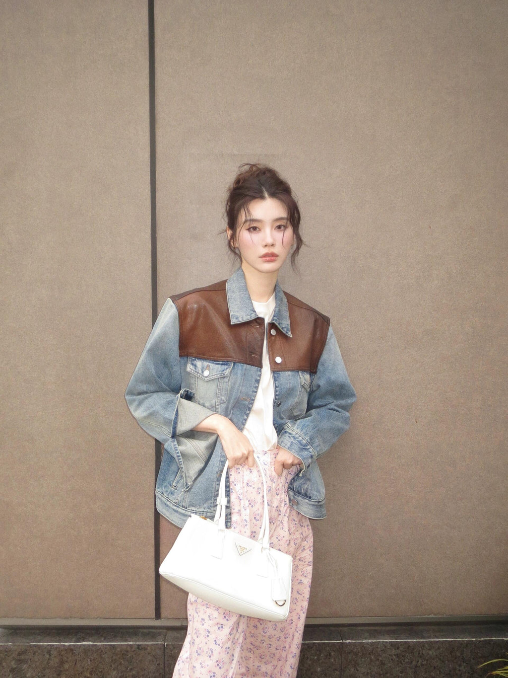 2026 New Model GS Leather Denim Jacket (25278-C65)