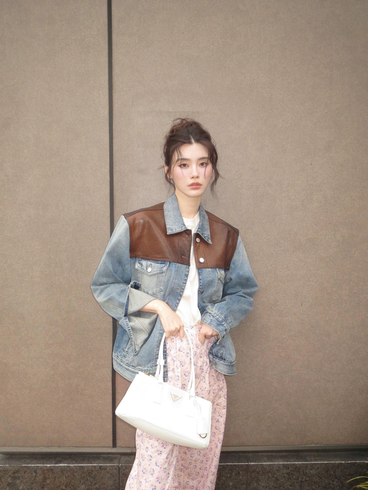 2026 New Model GS Leather Denim Jacket (25278-C65)