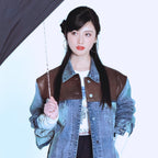 2026 New Model GS Leather Denim Jacket (25278-C65)
