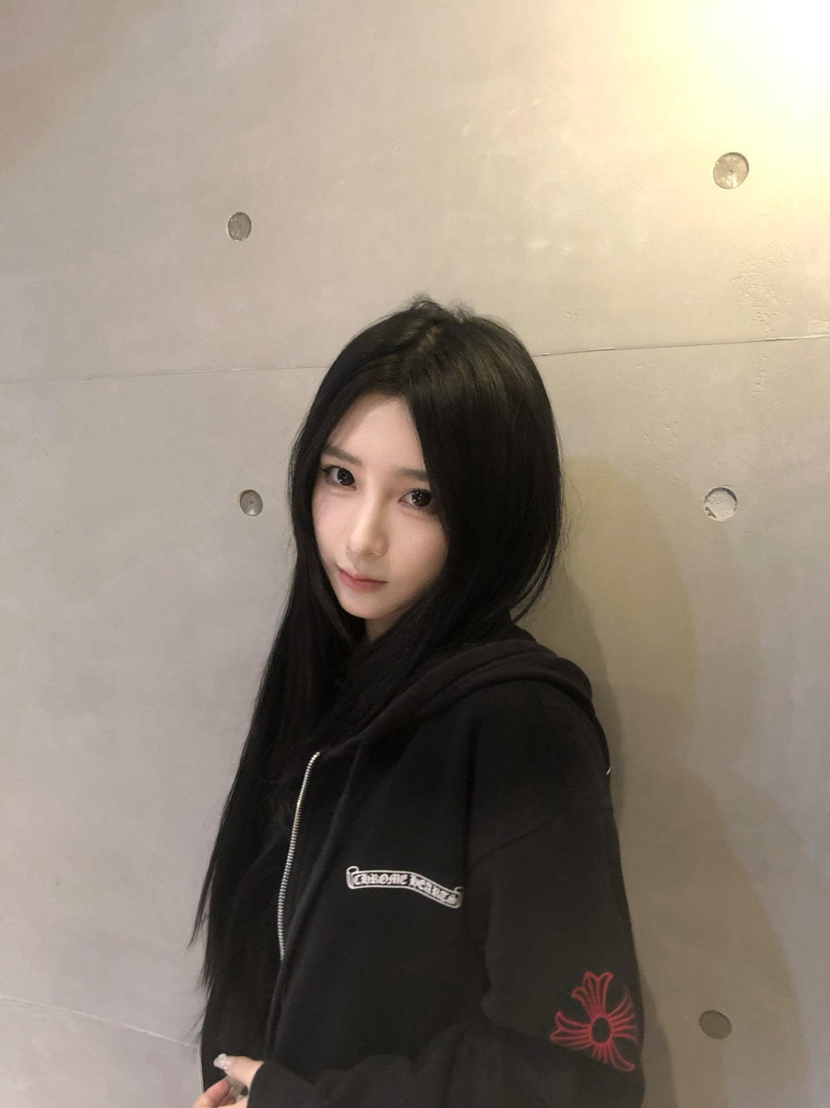 2026 Women's GS Letter Print Zip-Up Coat (DD187)