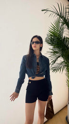 2026 Women's GS Embroidered Denim Shirt (EE444)