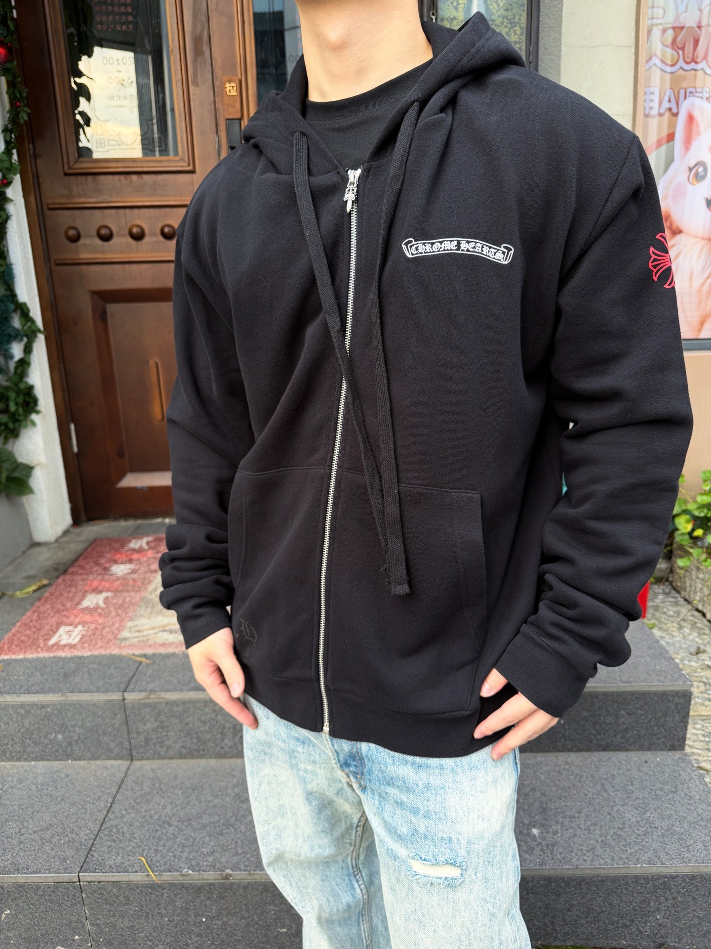 2026 New Model GS Letter-Printed Zipper Jacket (AA1001-B10)
