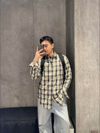 2026 new model GS logo check shirt (AA685-B30)